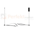 Lampa wisząca LED spiralna czarna TWISTER 56W 4000K Milagro ML1189