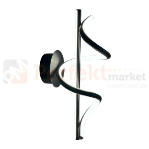 Kinkiet  LED spiralny nowoczesny czarny TWIST 12W 4000K ML1058 Milagro