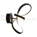 Kinkiet spiralny nowoczesny LED czarny Tesoro 15W 4000K Milagro ML1052 - 2
