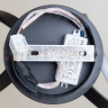 Kinkiet spiralny nowoczesny LED czarny Tesoro 15W 4000K Milagro ML1052 - 6