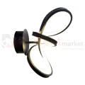 Kinkiet spiralny nowoczesny LED czarny Tesoro 15W 4000K Milagro ML1052 - 10