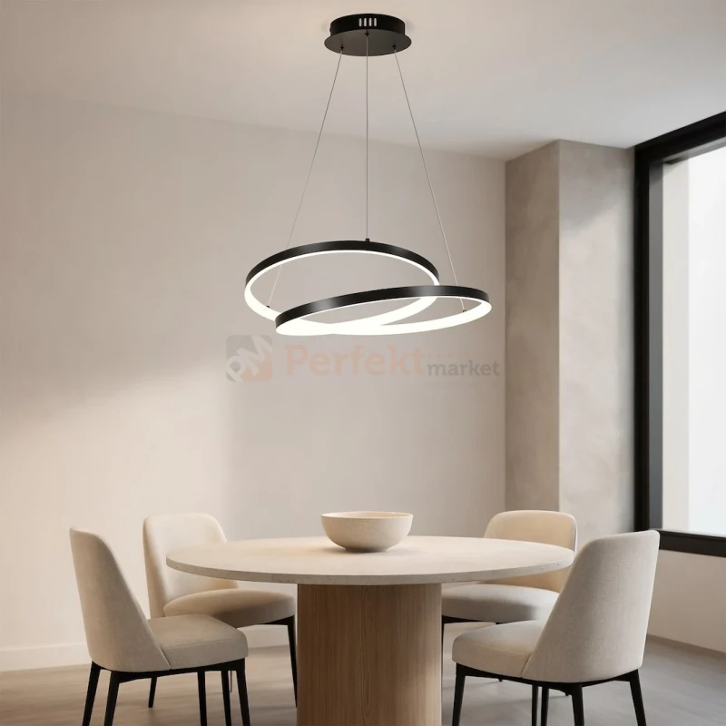 Lampa wisząca LUCERO BLACK 48W LED - 9