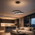 Lampa wisząca LUCERO BLACK 48W LED - 4