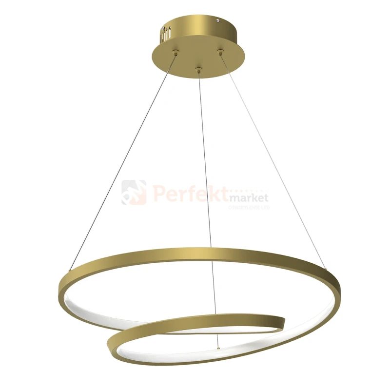 Lampa wisząca spiralna LED złota LUCERO GOLD 48W LED ML7950 - 8
