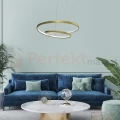 Lampa wisząca spiralna LED złota LUCERO GOLD 48W LED ML7950 - 5