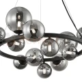 Lampa wisząca MILA 14xG9 dymione kule Milagro ML0334 - 2