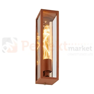 Norlys lampa zewnętrzna kinkiet FREJA E27 IP44 brąz miedziany 1980CB