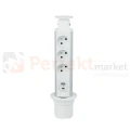 Gniazdo meblowe wysuwane LIFT BOX 3x230V + 1xUSB-A + 1xUSB-C białe perfekt market olsztyn