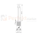 Gniazdo meblowe wysuwane LIFT BOX 3x230V + 1xUSB-A + 1xUSB-C białe perfekt market olsztyn
