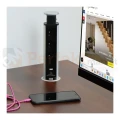 Gniazdo meblowe wysuwane LIFT BOX 3x230V + 1xUSB-A + 1xUSB-C aluminiowo-czarne perfekt market olsztyn