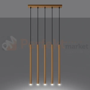 Lampa wisząca PASTELO złota 5xG9 SL.1173 Sollux Lighting