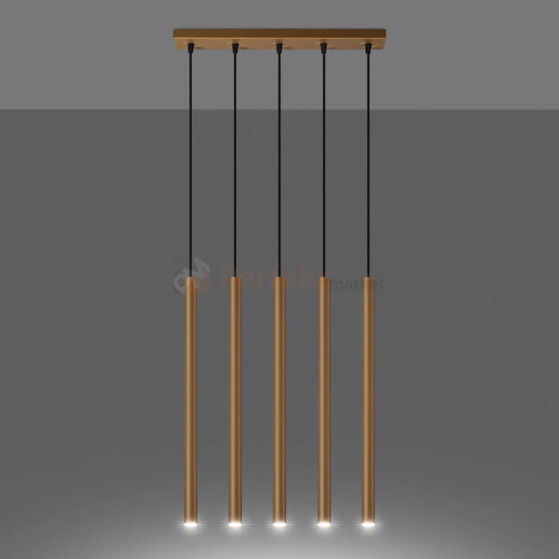 Lampa wisząca PASTELO złota 5xG9 SL.1173 Sollux Lighting - 9