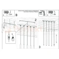 Lampa wisząca PASTELO złota 5xG9 SL.1173 Sollux Lighting - 6