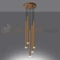 Lampa wisząca PASTELO złota 5xG9 SL.1174 Sollux Lighting