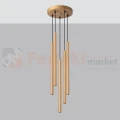Lampa wisząca PASTELO złota 5xG9 SL.1174 Sollux Lighting - 3
