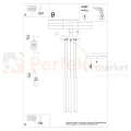 Lampa wisząca PASTELO złota 5xG9 SL.1174 Sollux Lighting - 6