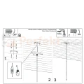 Lampa wisząca PASTELO złoty połysk 1xG9 SL.1195 Sollux Lighting - 6