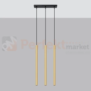 Lampa wisząca PASTELO złoty połysk 3xG9 SL.1196 Sollux Lighting