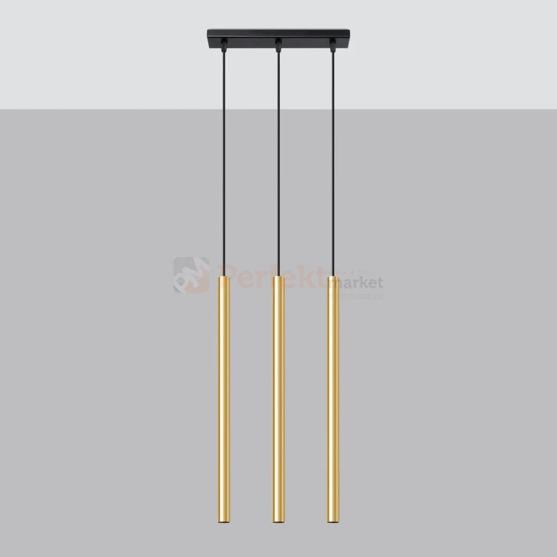Lampa wisząca PASTELO złoty połysk 3xG9 SL.1196 Sollux Lighting - 9
