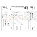 Lampa wisząca PASTELO złoty połysk 3xG9 SL.1196 Sollux Lighting - 6