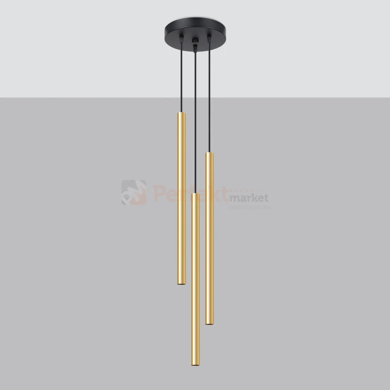 Lampa wisząca PASTELO złoty połysk 3xG9 SL.1197 Sollux Lighting - 9