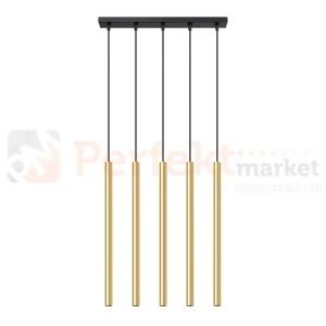 Lampa wisząca PASTELO złoty połysk 5xG9 SL.1198 Sollux Lighting