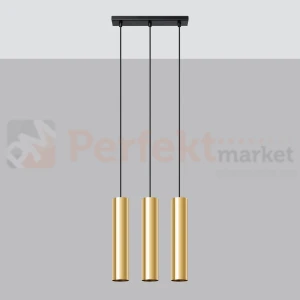 Lampa wisząca LAGOS złoty połysk 3xGU10 SL.1201 Sollux Lighting