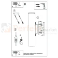Kinkiet ścienny LAGOS złoty połysk 2xGU10 SL.1202 Sollux Lighting - 6