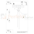 Lampa wisząca PASTELO złota 2xG9 SL.1305 Sollux Lighting - 6