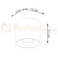 Plafon sufitowy MIKA złoty 1xGU10 SL.1283 Sollux Lighting - 5