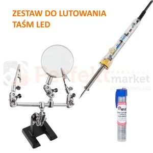 Zestaw do lutowania taśm LED "trzecia ręka"