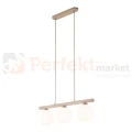 Lampa wisząca w stylu skandynawskim z kloszem z ryflowanego szkła na listwie VIRLO 11079 perfekt market olsztyn
