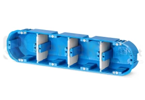 Puszka do ścian pustych 4x60mm głęboka z przegrodą MULTIBOX 32097203