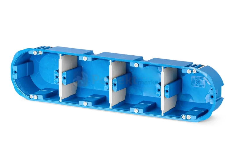 Puszka do ścian pustych 4x60mm głęboka z przegrodą MULTIBOX 32097203 perfekt market olsztyn