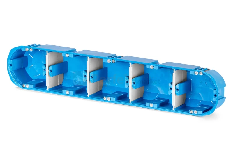 Puszka do ścian pustych 5x60mm głęboka z przegrodą MULTIBOX 32099203 perfekt market olsztyn