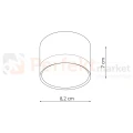 Light Prestige oprawa natynkowa Kendal L 1xGX53 biała LP-6331/1SM L WH perfekt market olsztyn