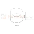 Light Prestige oprawa natynkowa Kendal 1xGX53 czarna LP-6331/1SM R1 BK perfekt market olsztyn