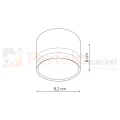 Light Prestige oprawa natynkowa Kendal 1xGX53 biała LP-6331/1SM R1 WH perfekt market olsztyn