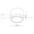 Light Prestige oprawa natynkowa Kendal 1xGX53 biała LP-6331/1SM R2 WH perfekt market olsztyn