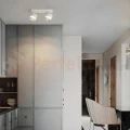Listwa ruchoma Kendal 2xGX53 IP20 transparentny/biały perfekt market olsztyn