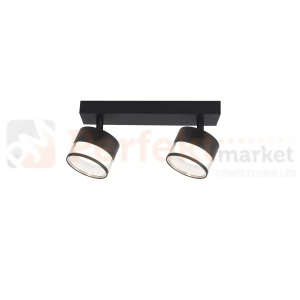 Listwa ruchoma Kendal 2xGX53 IP20 transparentny/czarny