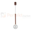Lampa wisząca kula Alinos LED 6W 200lm 3000K IP20 transparentna/miedziana perfekt market olsztyn