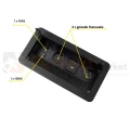 Gniazdo meblowe otwierane INBOX 2x230V + 1xUSB-A + 1xUSB-C + 1xHDMI + 1xRJ45 czarne perfekt market olsztyn