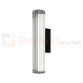 Kinkiet LED Trivia czarny ryflowany nowoczesny 6W LED CCT IP44 - 6