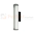 Kinkiet LED Trivia czarny ryflowany nowoczesny 6W LED CCT IP44 - 8