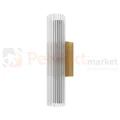 Kinkiet LED złoty ryflowany nowoczesny Trivia 6W LED CCT IP44 - 6