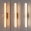 Kinkiet LED złoty ścienny Trivia Gold 11W LED CCT IP44 - 2