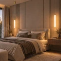 Lampa wisząca złota tuba ryflowana Trivia Gold 10W LED CCT IP44 - 4