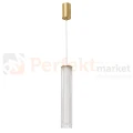 Lampa wisząca złota tuba ryflowana Trivia Gold 10W LED CCT IP44 - 6