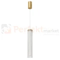 Lampa wisząca złota tuba ryflowana Trivia Gold 10W LED CCT IP44 - 8